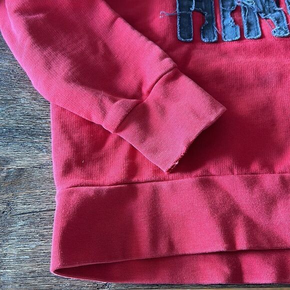 Moschino kids 8/10 red pull over kids sweatshirt hoodie - Picture 3 of 9